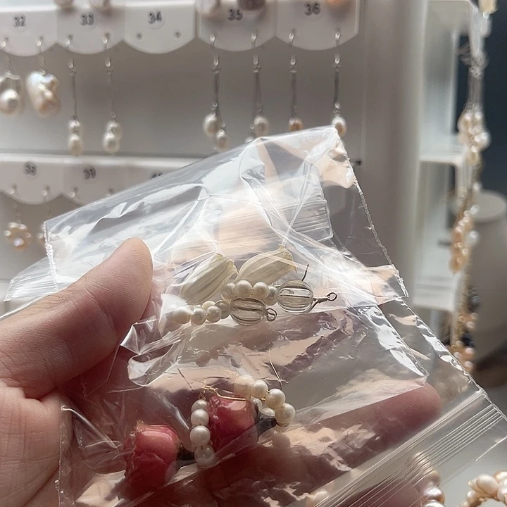 银S925镶嵌淡水珍珠耳饰