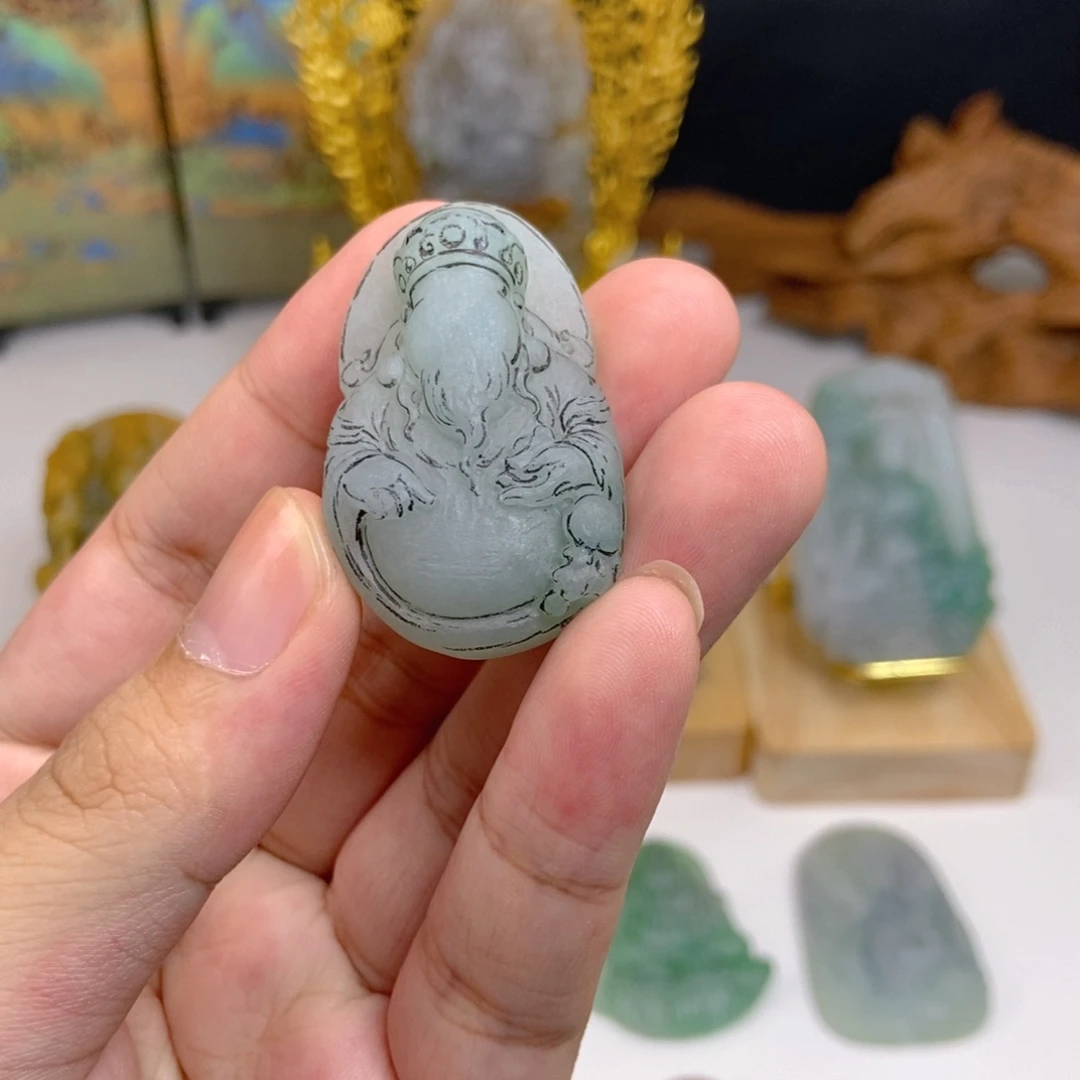 定制翡翠未镶嵌纯天然缅甸A货翡翠
