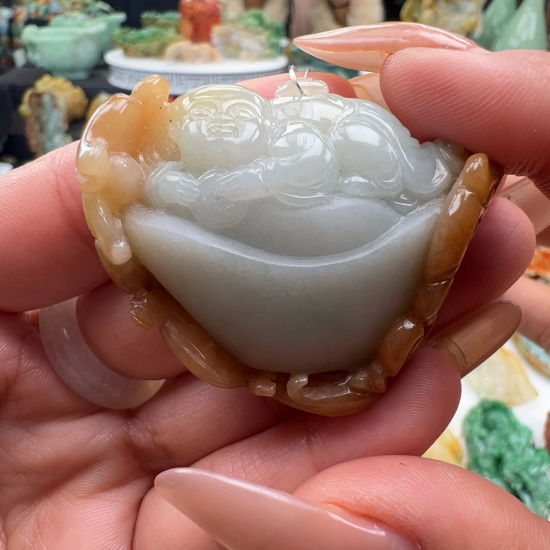 未镶嵌挂件翡翠天然缅甸