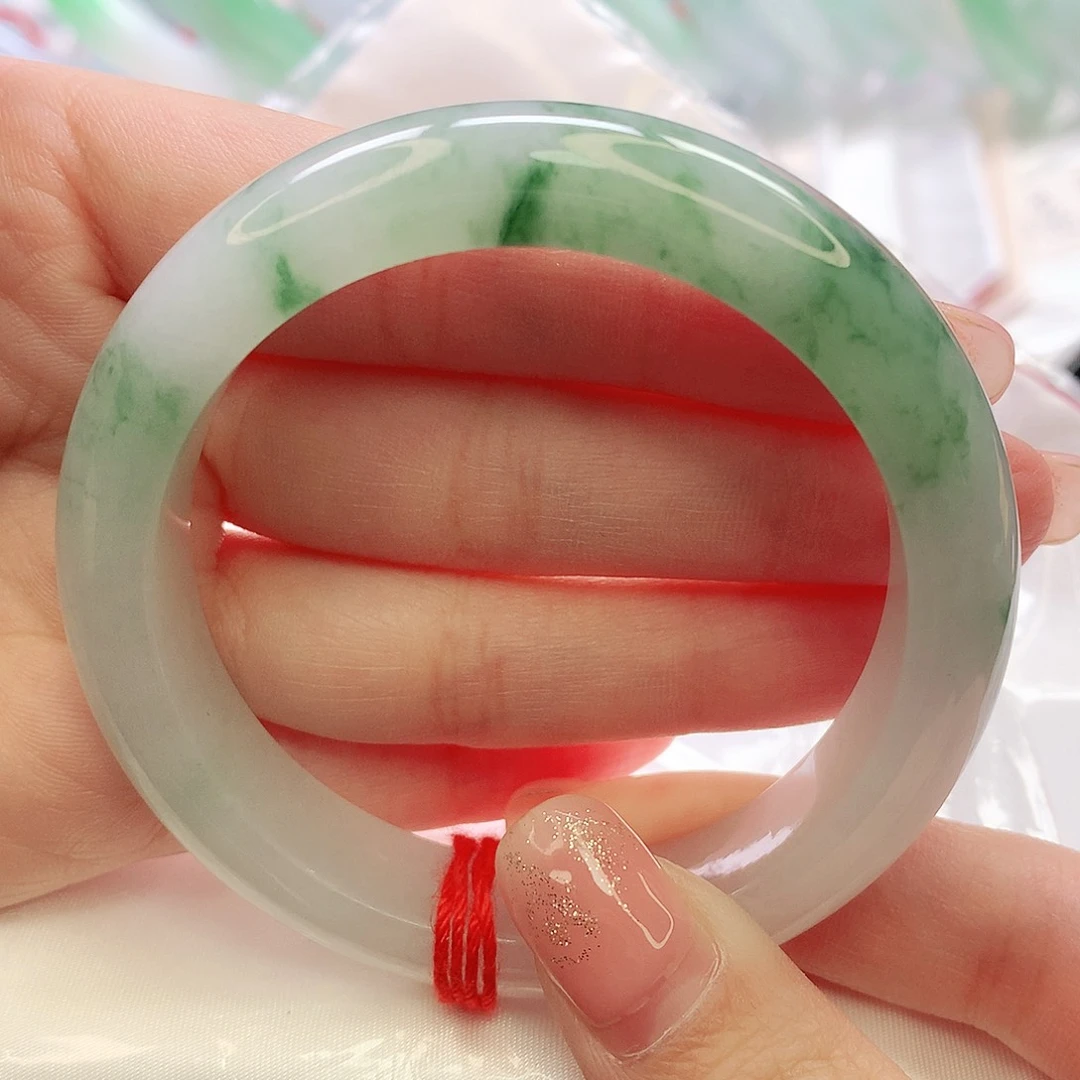 未镶嵌手镯翡翠缅甸天然A货翡翠 54