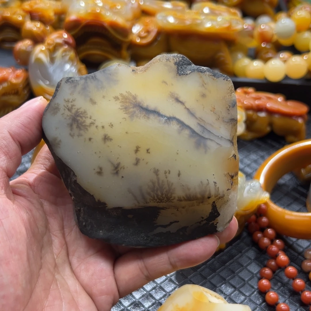 静***颈饰未镶嵌石英质玉
