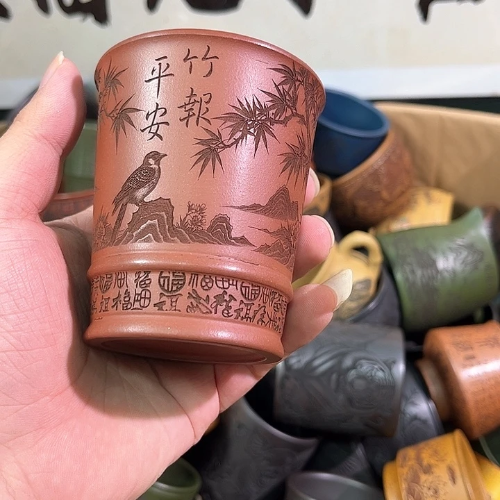 茶杯紫砂全手工紫砂主人杯