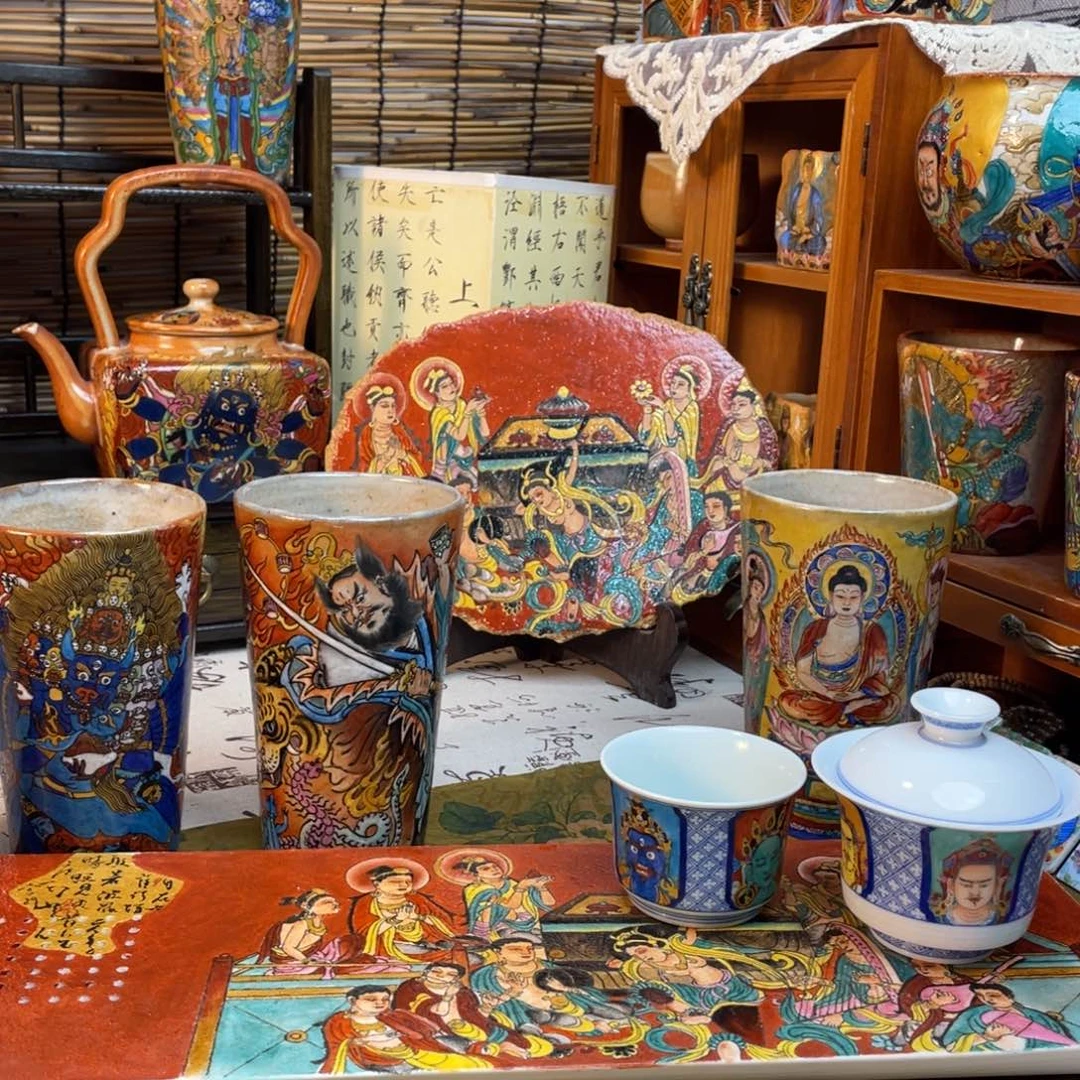 景德镇手绘艺术茶器