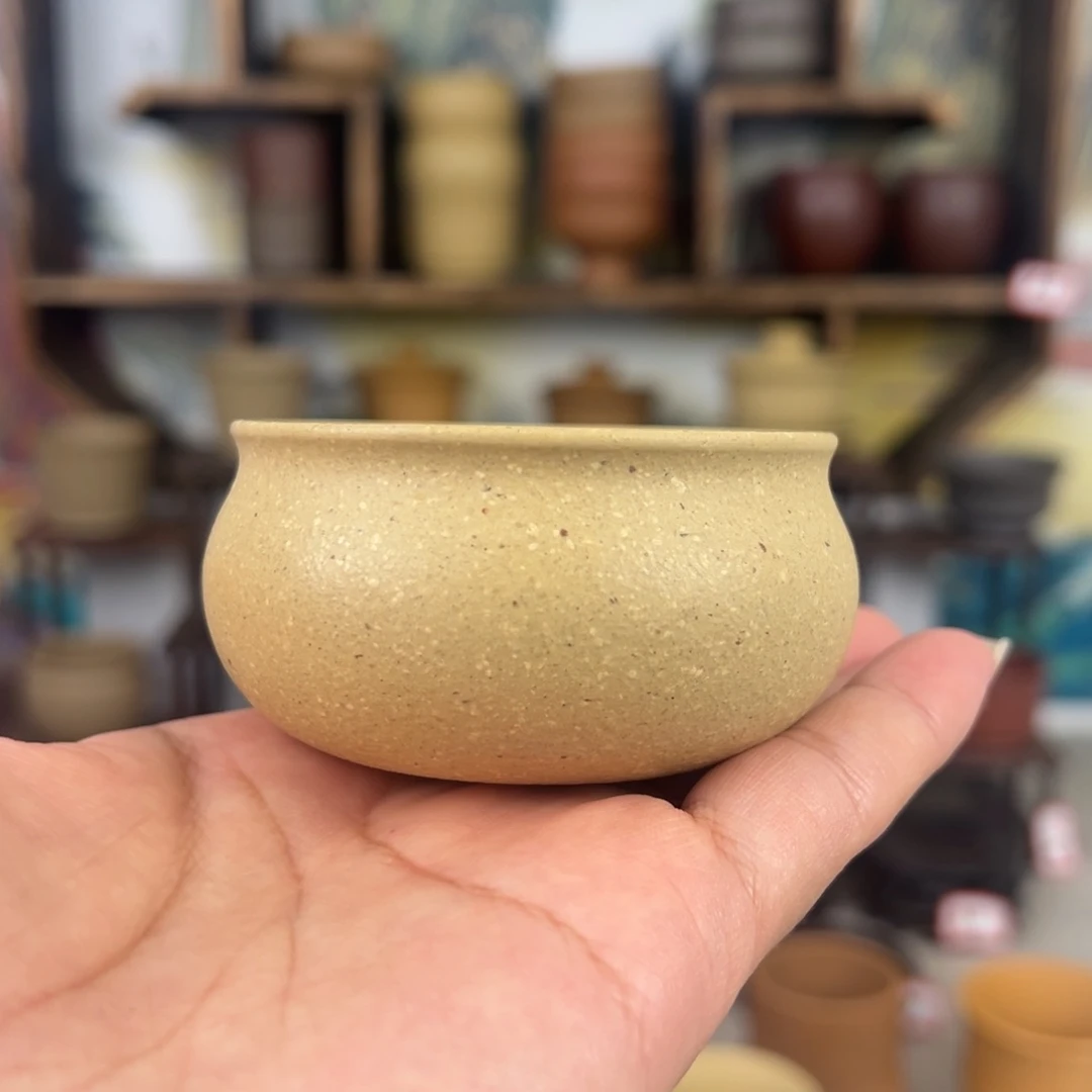 紫砂茶杯拙器甄选，纯原本矿。