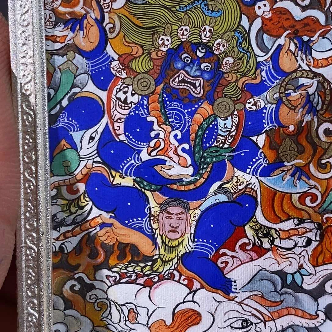 吊坠大漏漏漏漏漏漏漏漏漏漏！热贡纯手绘唐卡！