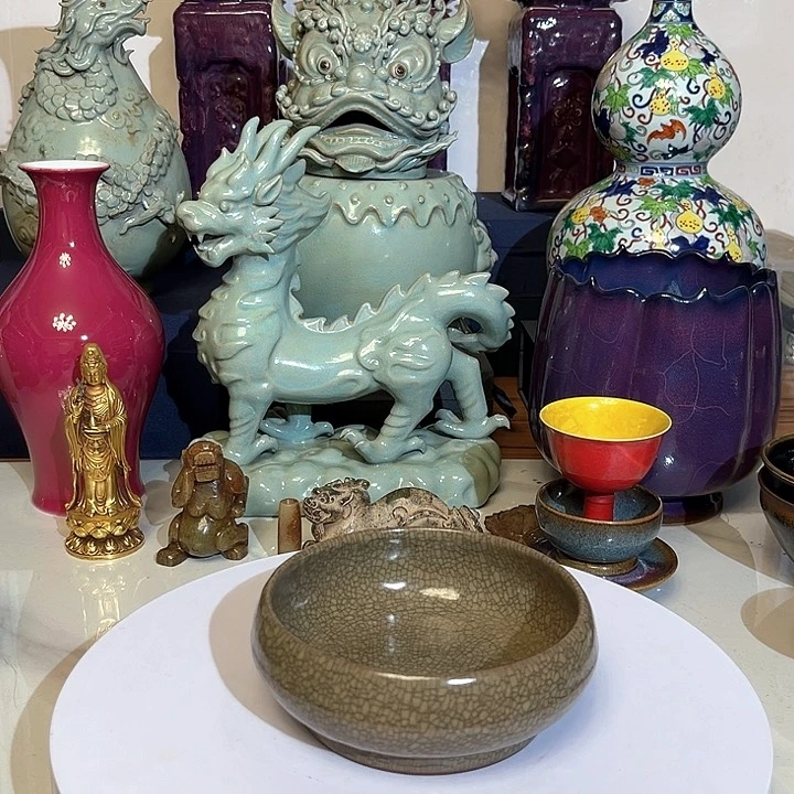 瓷片摆件摆件摆件