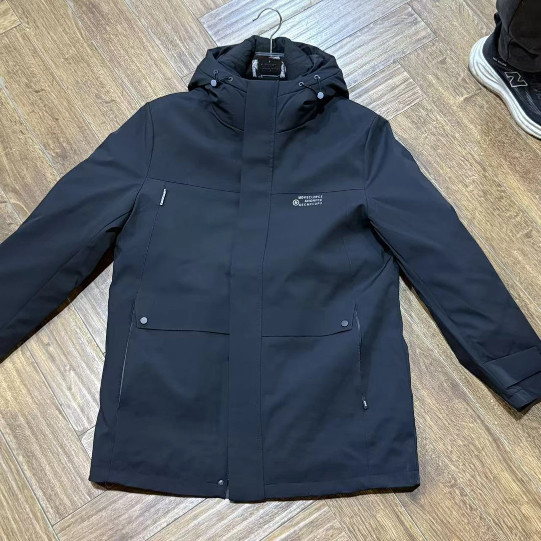 HERDERS 中长款连帽三合一商务鹅绒服 257697