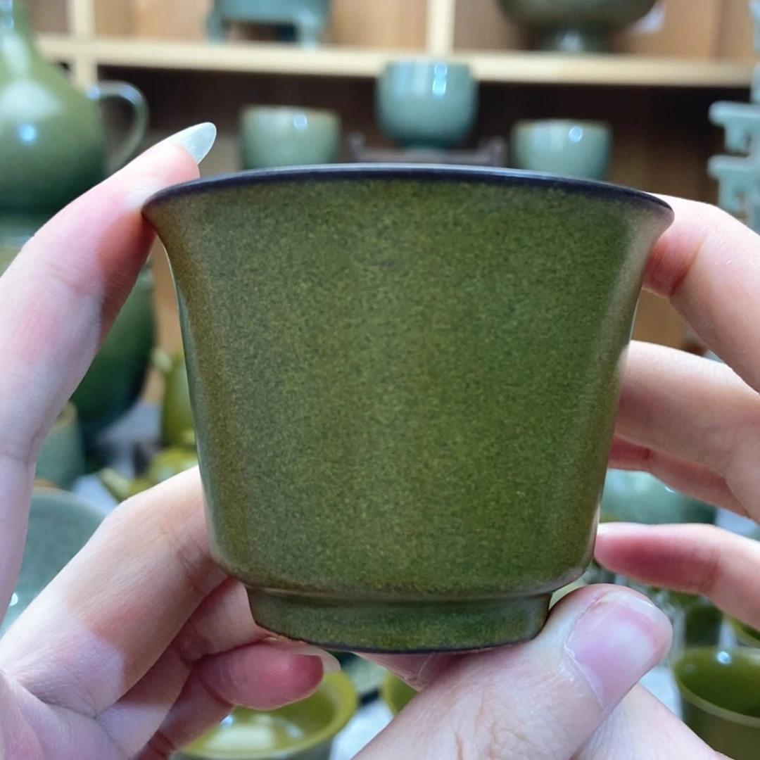 瓷片茶末马蹄杯福利亏本！