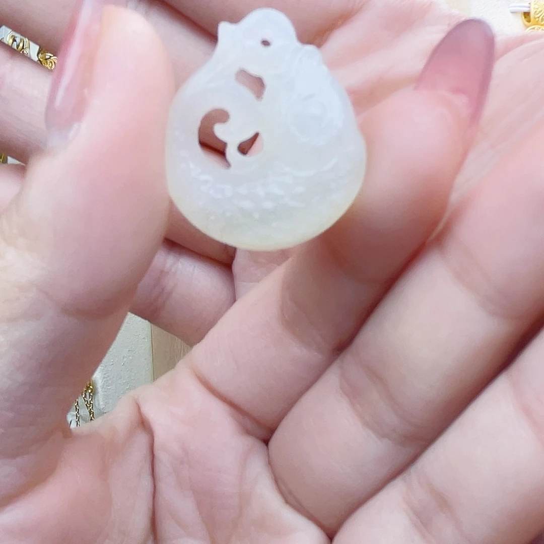 和田玉银S925镀金镶嵌戒指