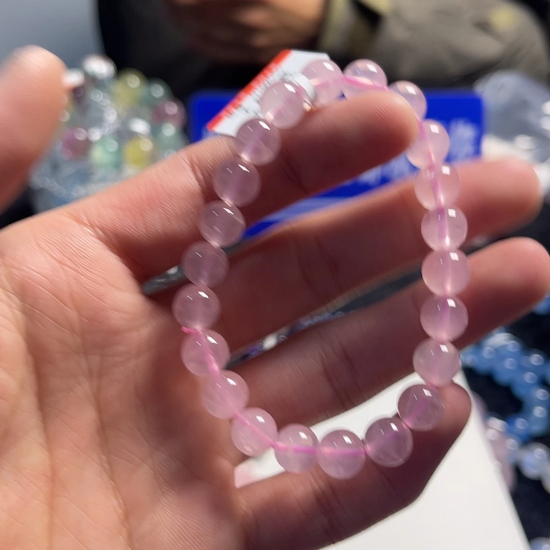 水晶手链未镶嵌纯天然马粉