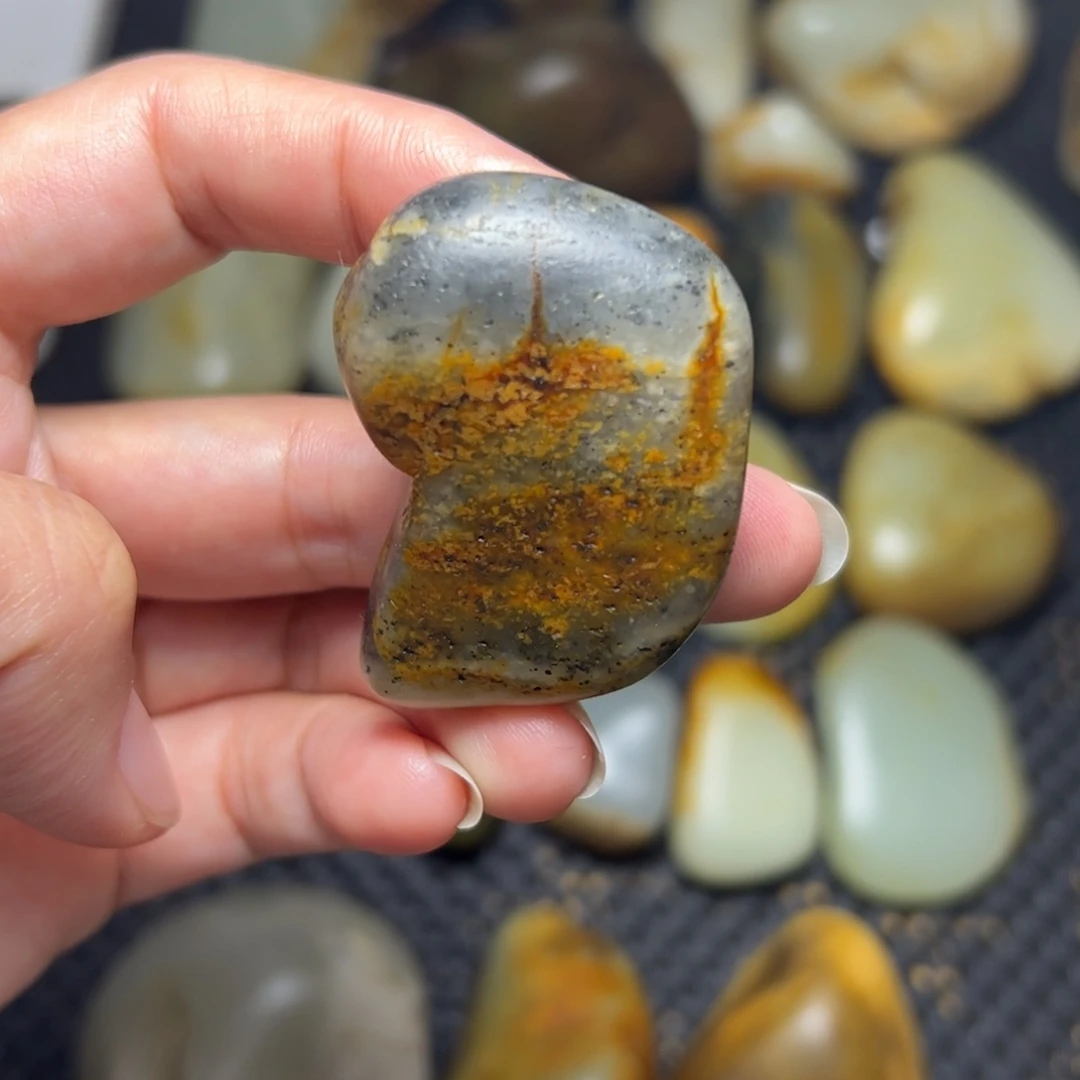 和田玉未镶嵌挂件57