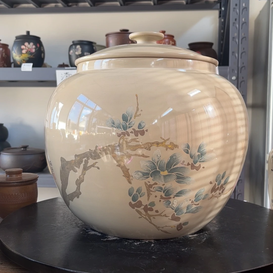 白泥哑光存茶罐醒茶罐43