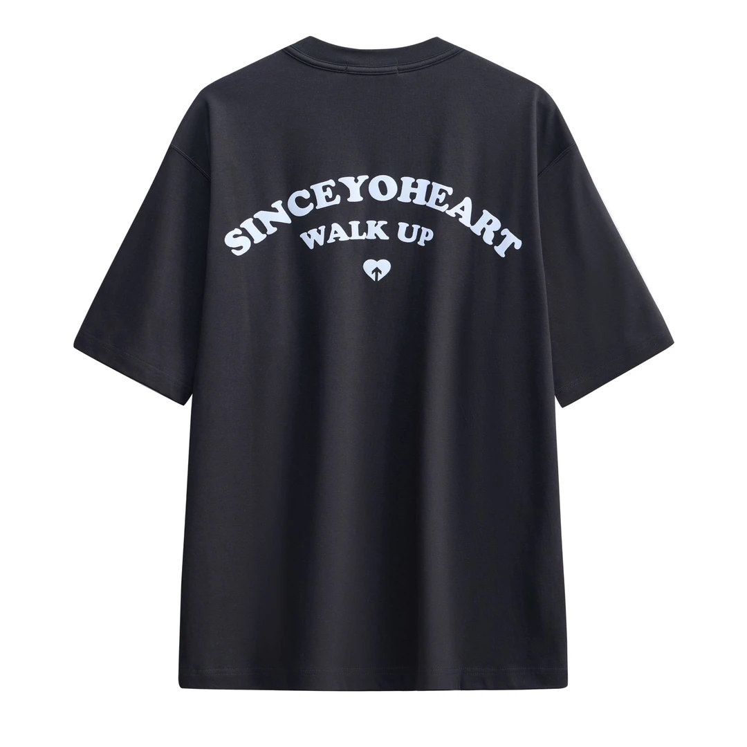 夏季短袖字母圆领LOGOT恤宽松时尚百搭短袖