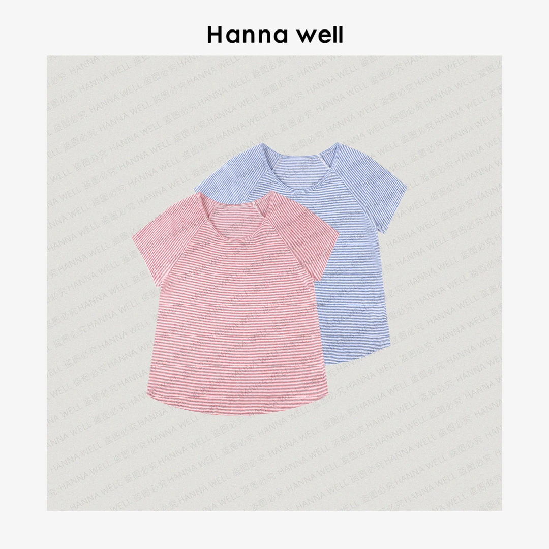 妞姐自制 “苏打水”显白色织干爽棉麻！巨显瘦插肩袖T恤 TX5B6303.