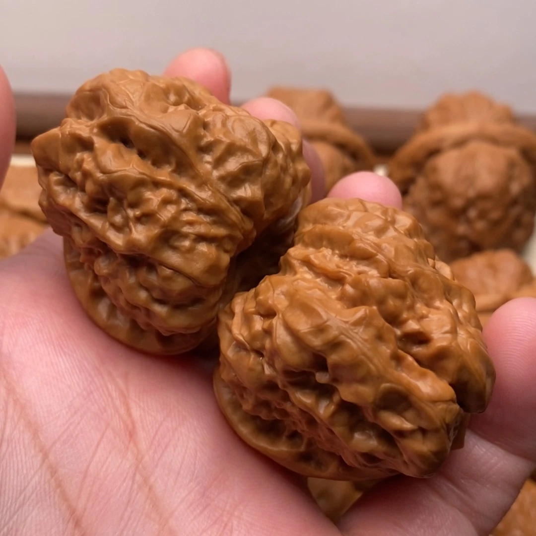 【闪购商品】把件文玩核桃三角蛙边37左右