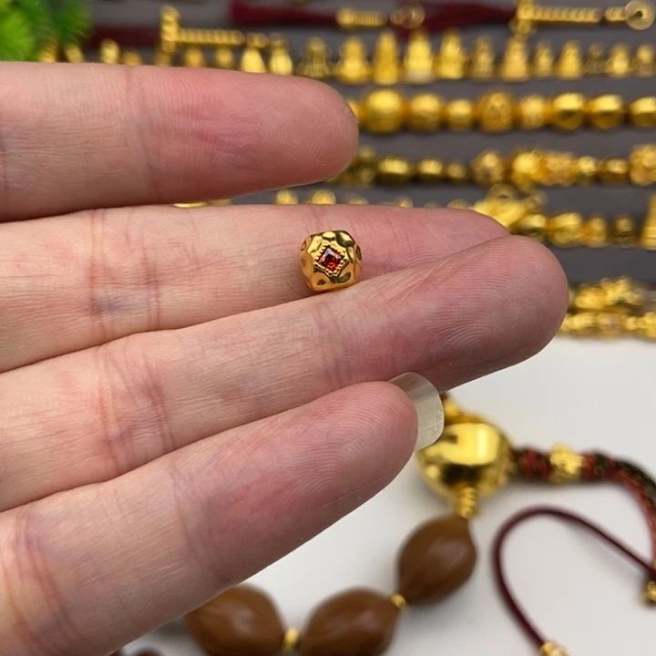 6***6足银玻璃琉心线束7mm红色