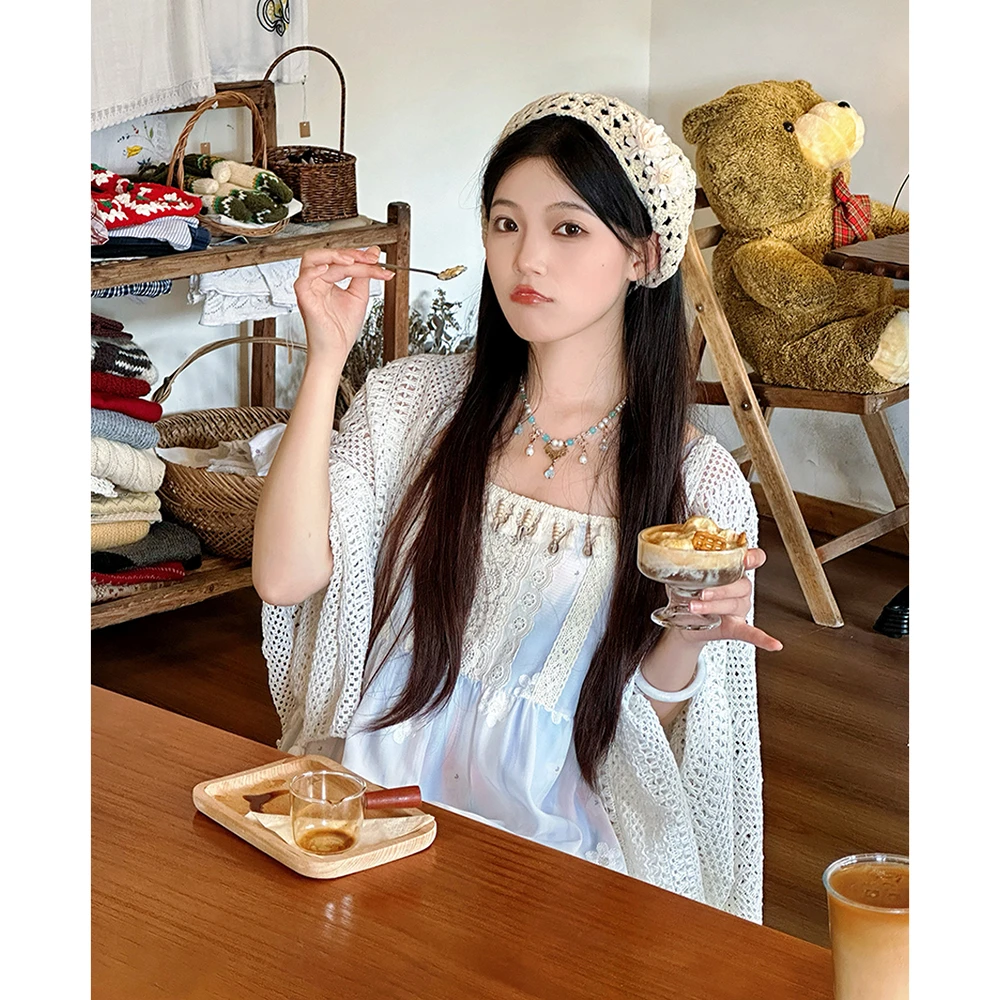 花仙记【夏日风铃】青夏原创汉服女日常汉元素开衫吊带连衣裙