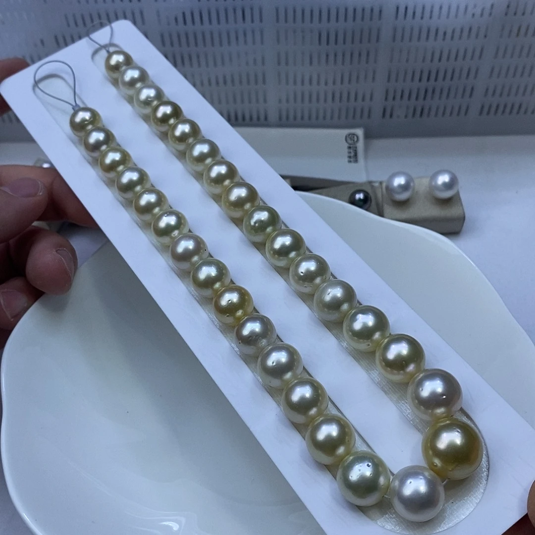 海水珍珠颈饰银S925镶嵌