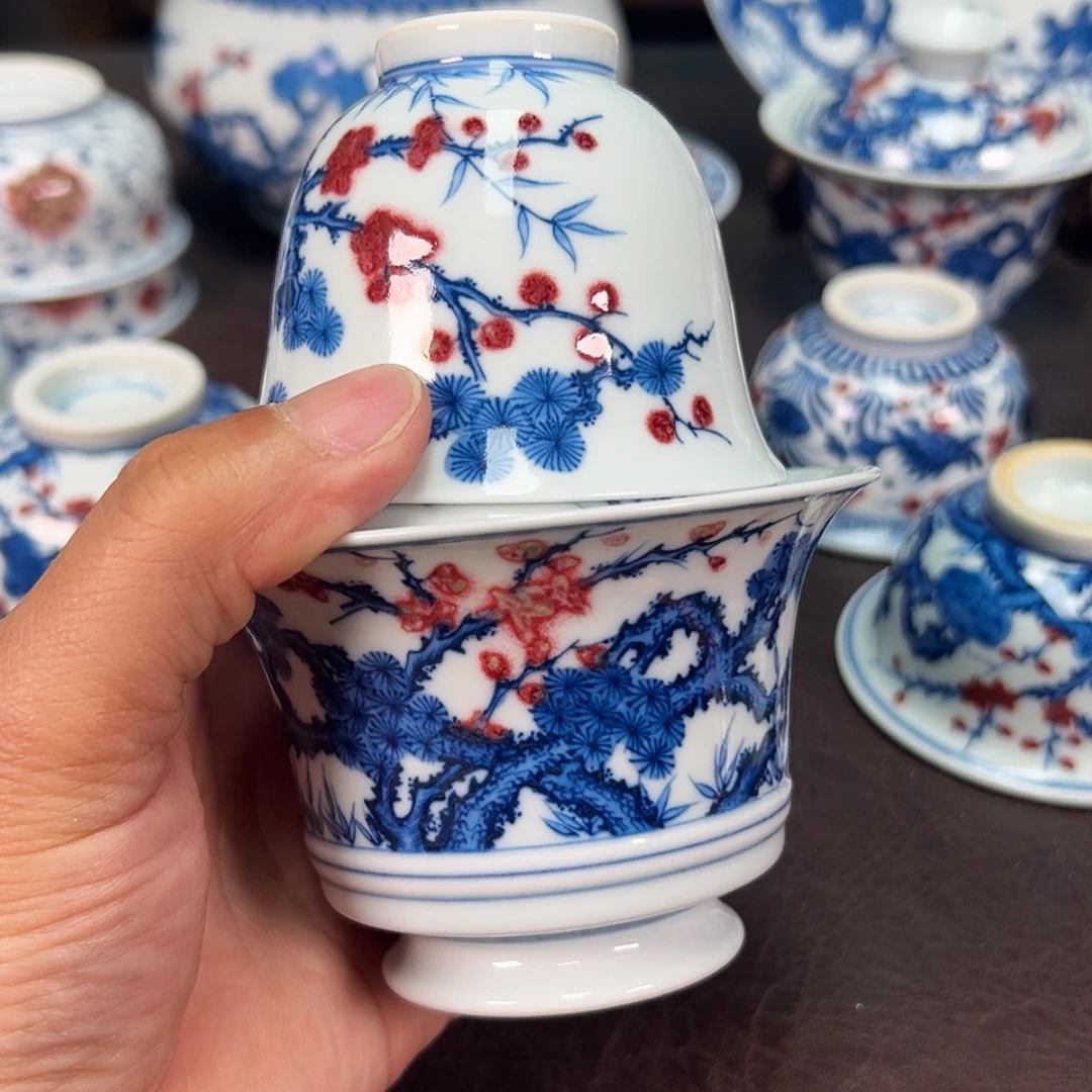 【闪购商品】o****o景德镇陶瓷艺术盖碗