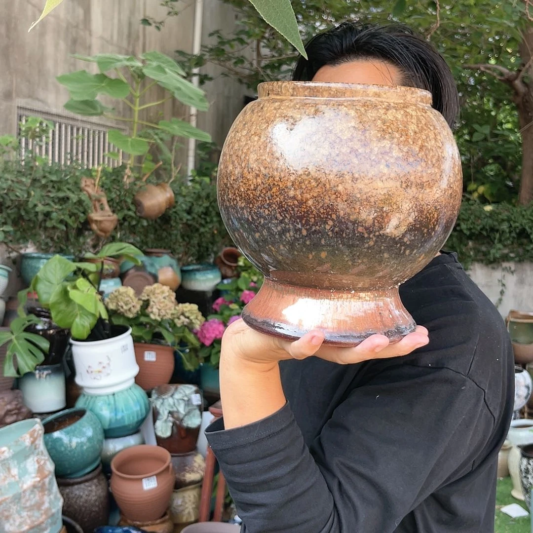 紫砂花盆王嫂花盆直播0529-福利49高22口16