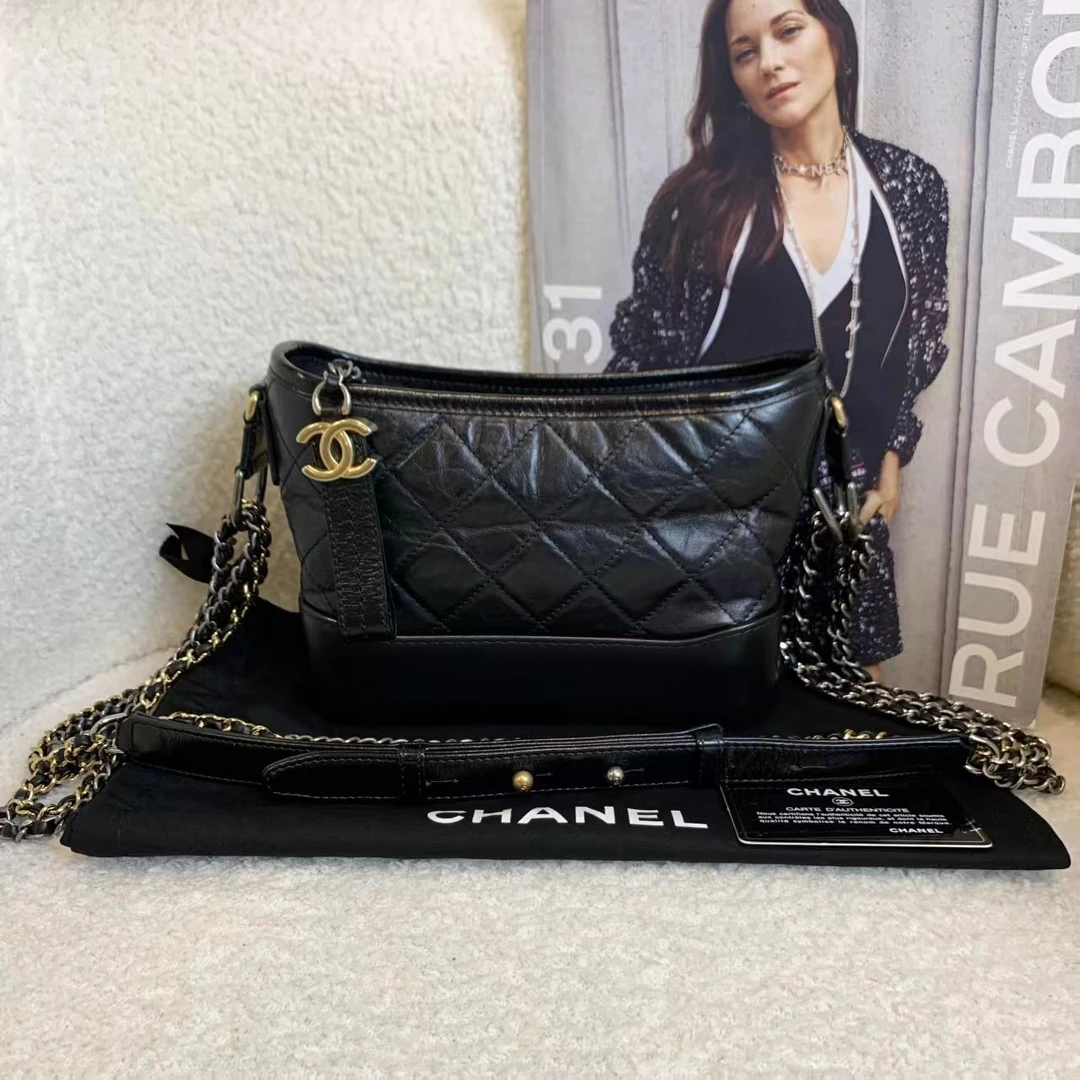 99新 Chanel/香奈儿 壹臻/黑金牛流浪小号 26开 46415060