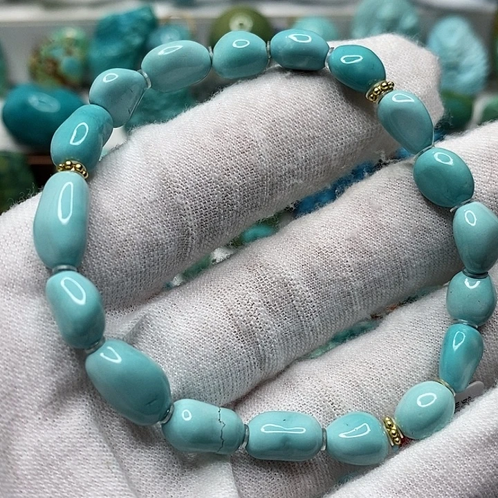 绿松石未镶嵌天然原矿 地大质检