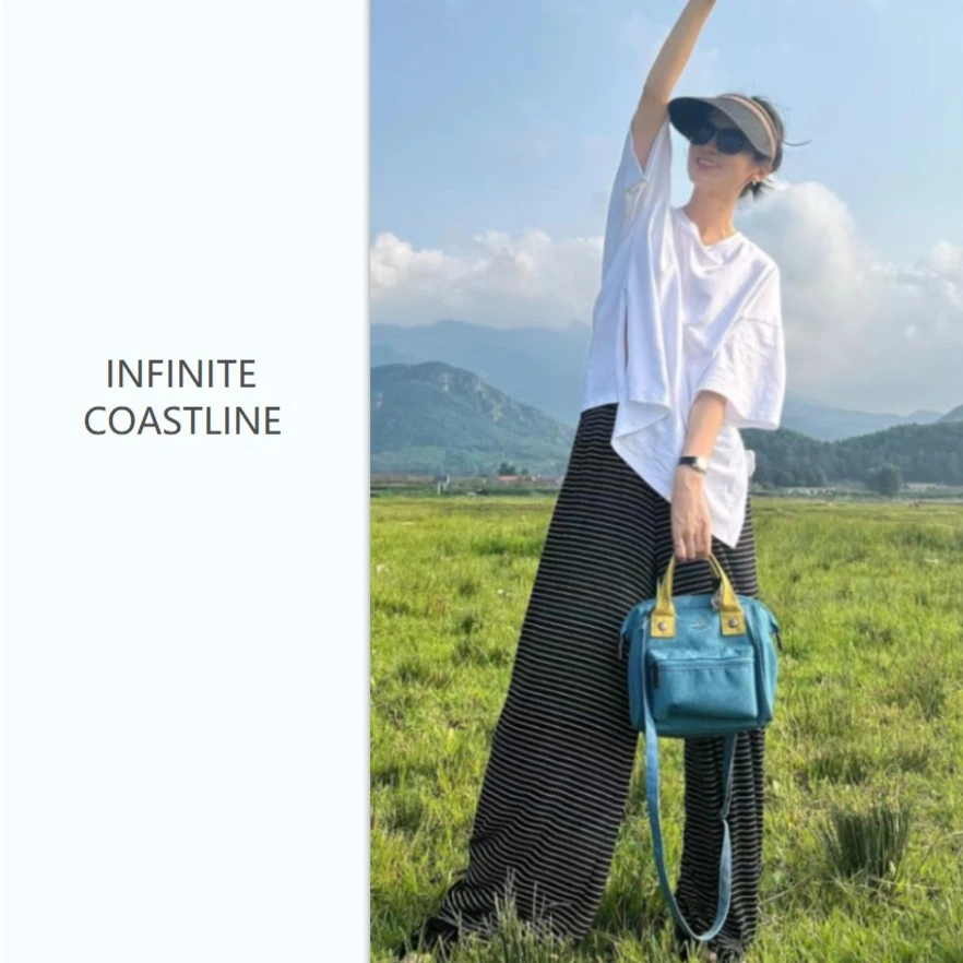 无垠海岸2697青岛条纹裤