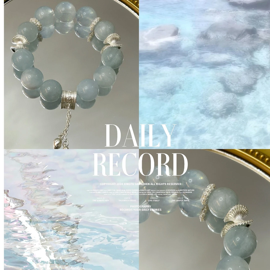 【珠帘玉幕318】天然水晶手串 （4单一起下单）