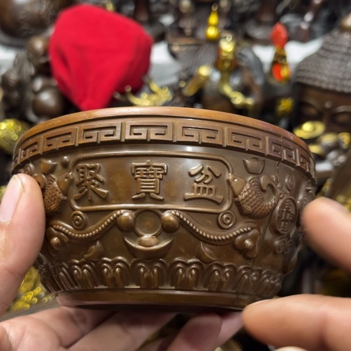 顺顺利利，铜器摆件