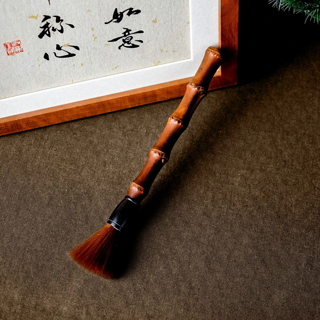 【古篱】古篱紫竹根茶拨 茶道配件