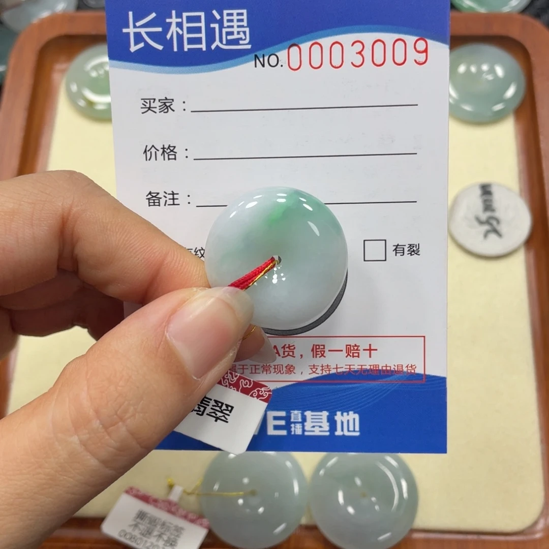 翡翠颈饰未镶嵌翡翠吊坠x 3009