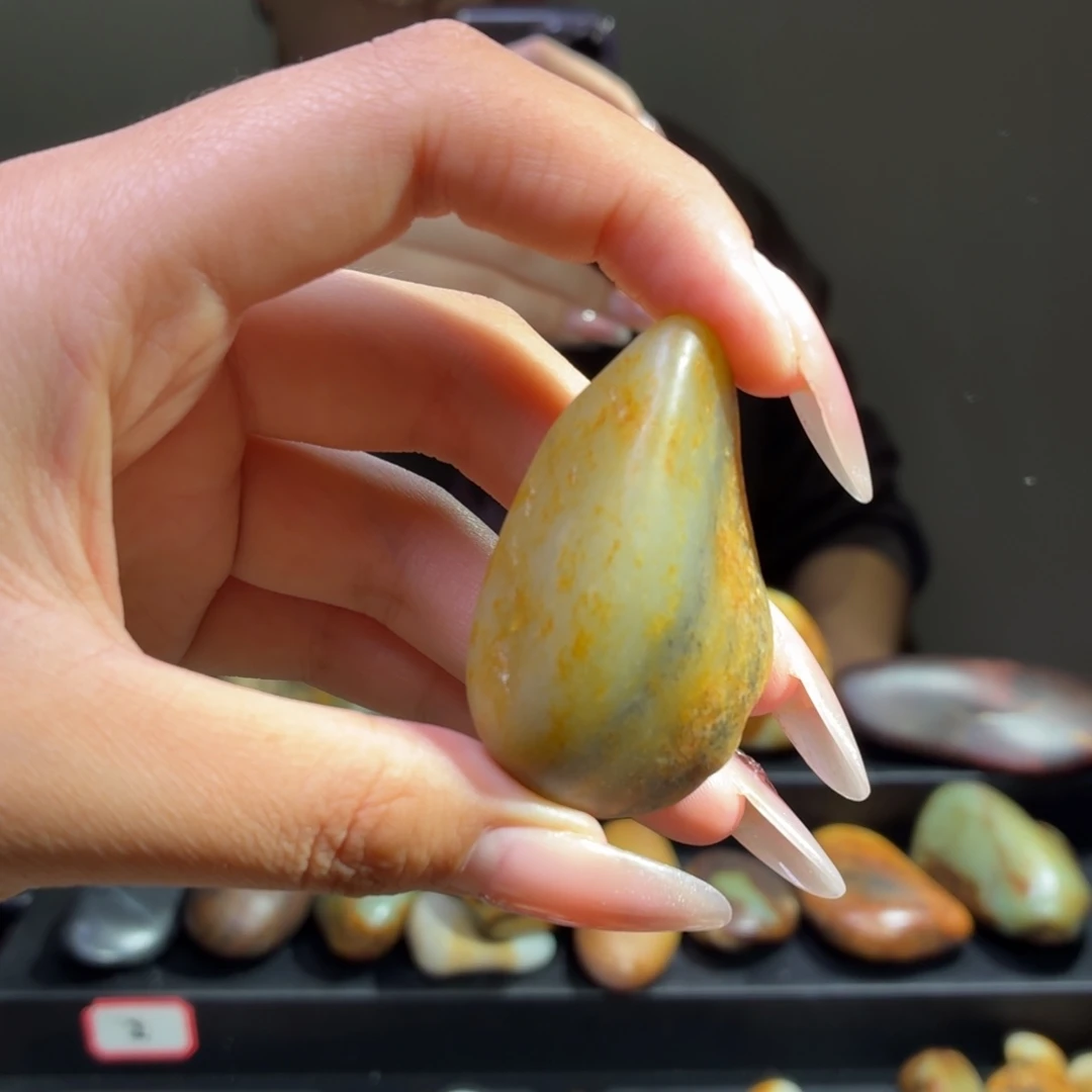 和田玉未镶嵌挂件57.4