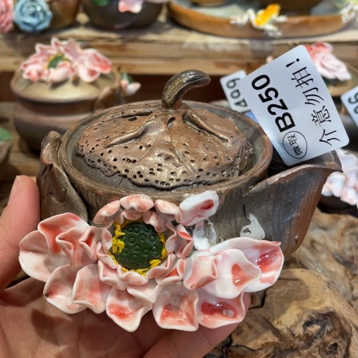 手工制作陶瓷茶具茶杯青蛙