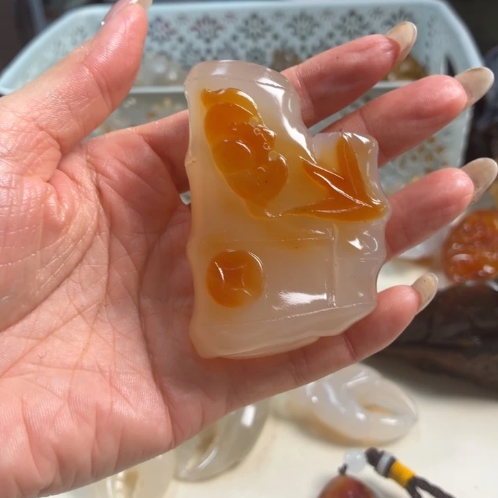 玛瑙/玉髓吊坠(不含链)未镶嵌