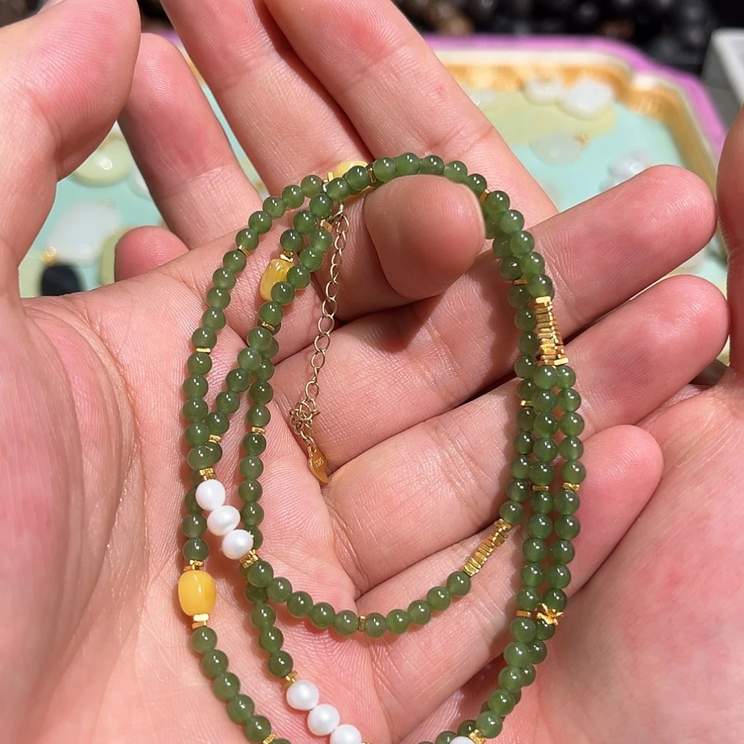 和田玉（糖玉）未镶嵌颈饰