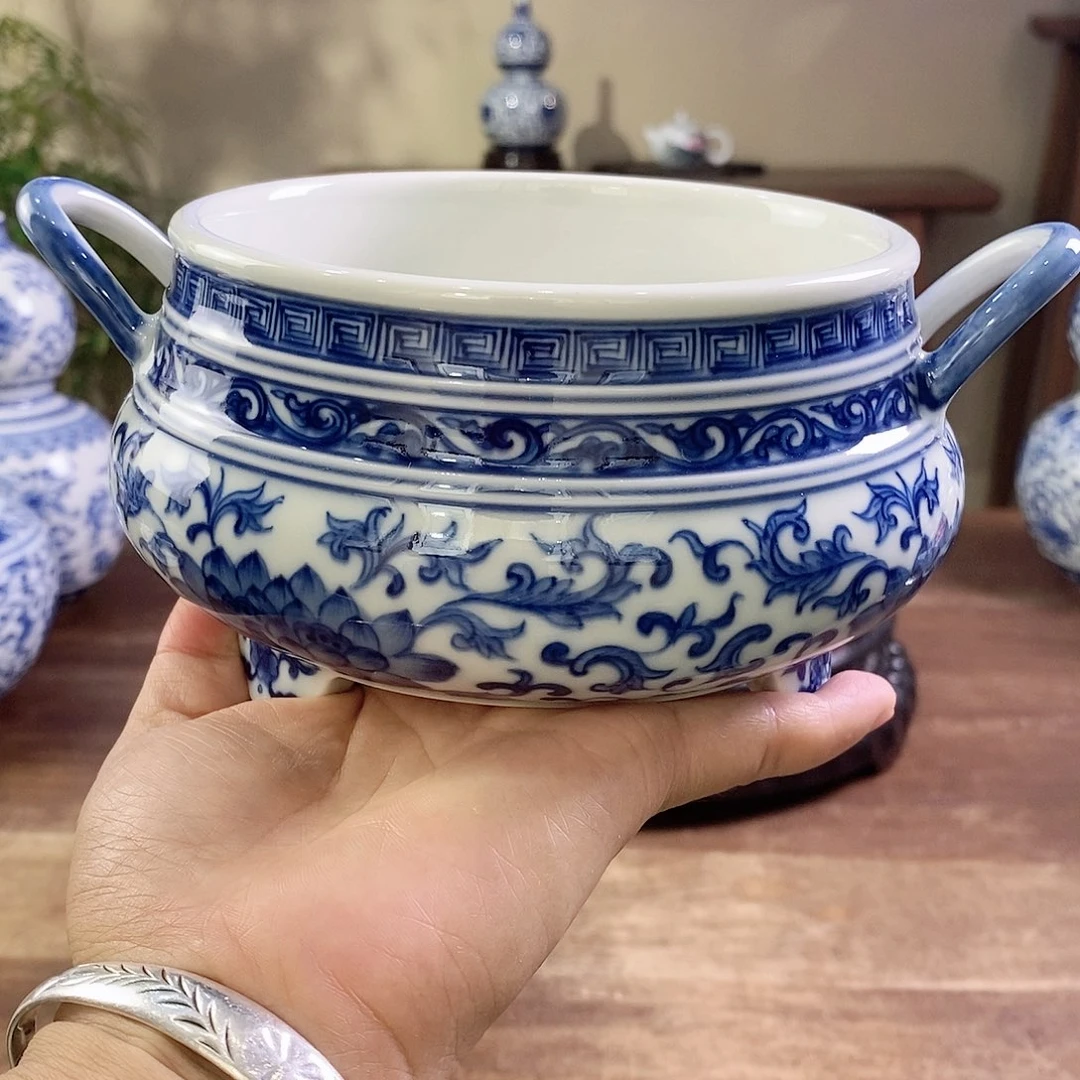 【闪购商品】景德镇陶瓷家用摆件爱***郭