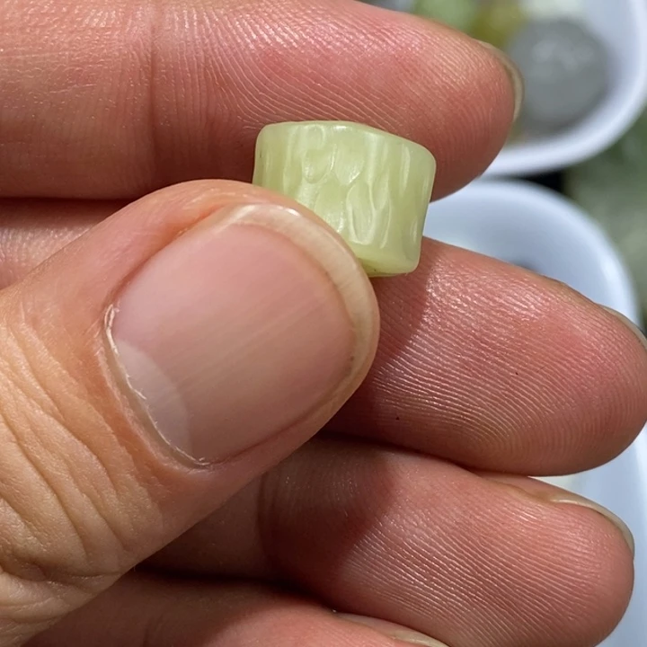 和田玉（糖玉）未镶嵌车挂