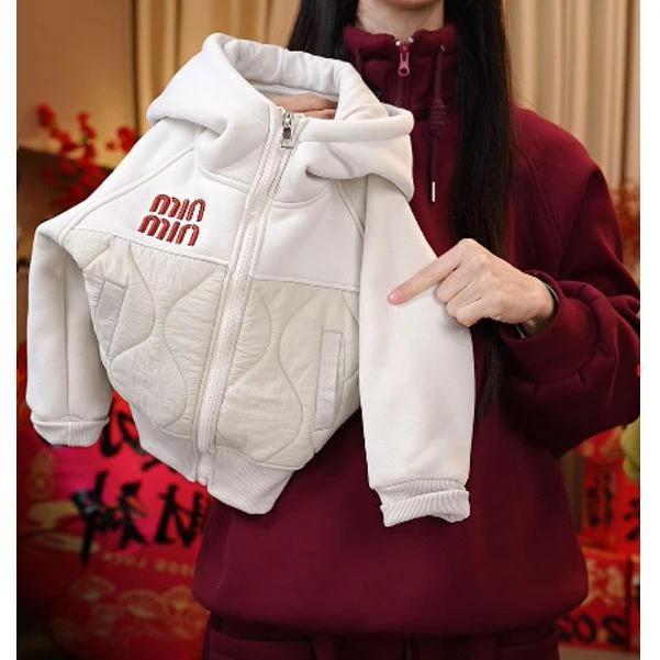 清仓不补.加绒加厚棉服外套冬款休闲百搭男女童宽松时尚亲子棉服