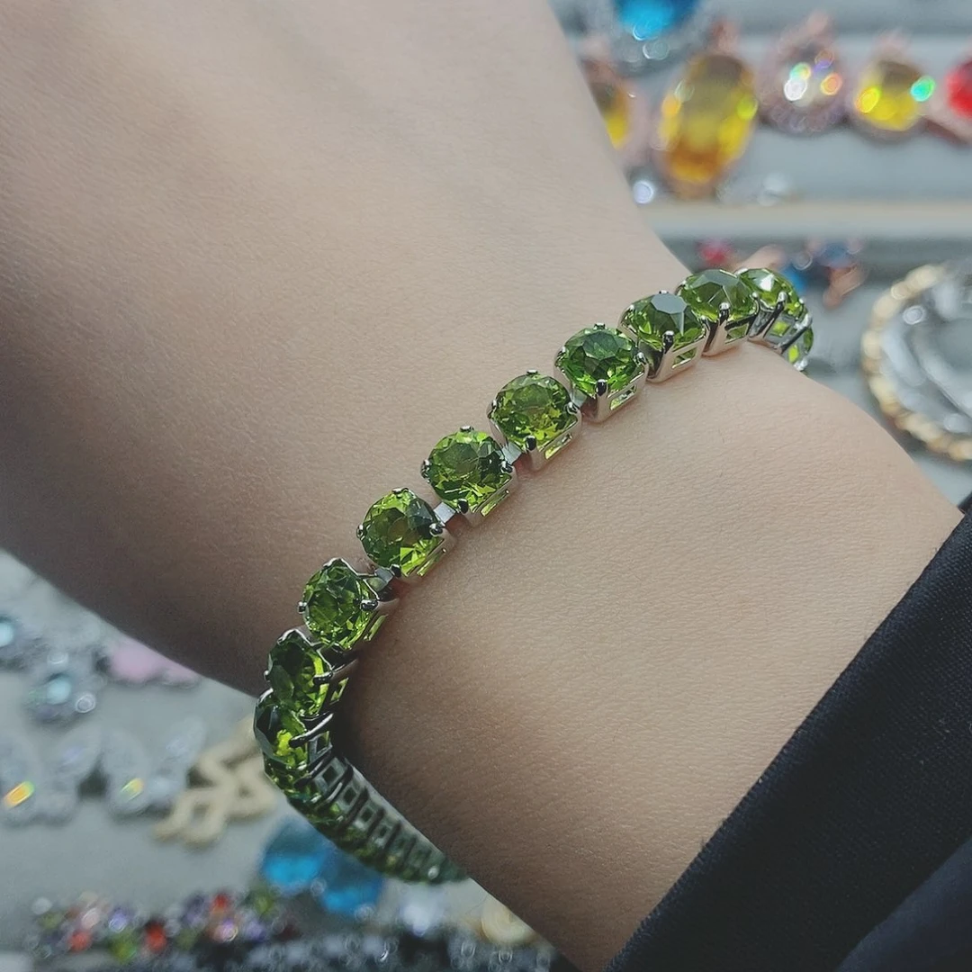 【闪购商品】托帕石耳饰银S925镶嵌