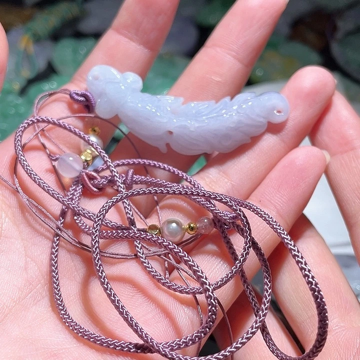 颈饰未镶嵌翡翠天