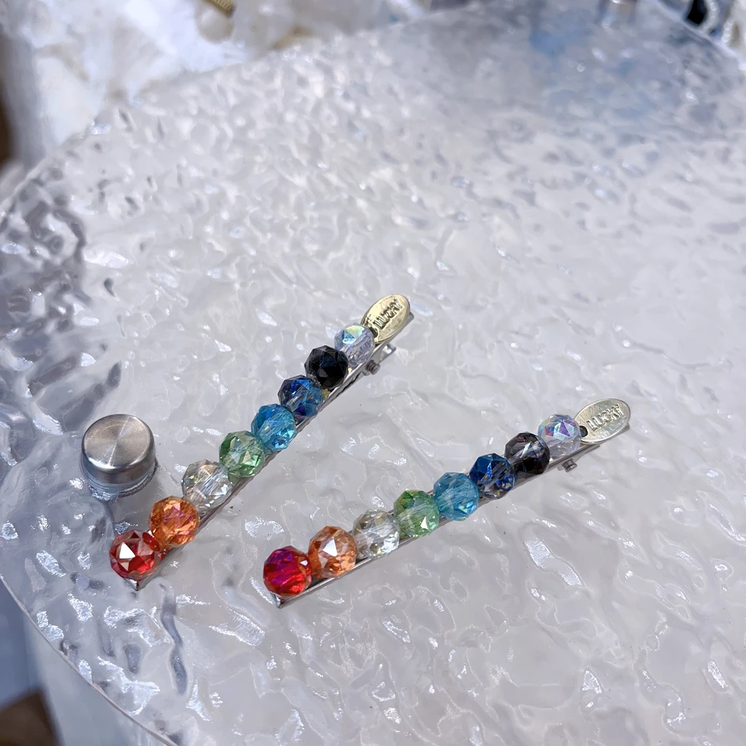 B384彩虹方糖一对边夹