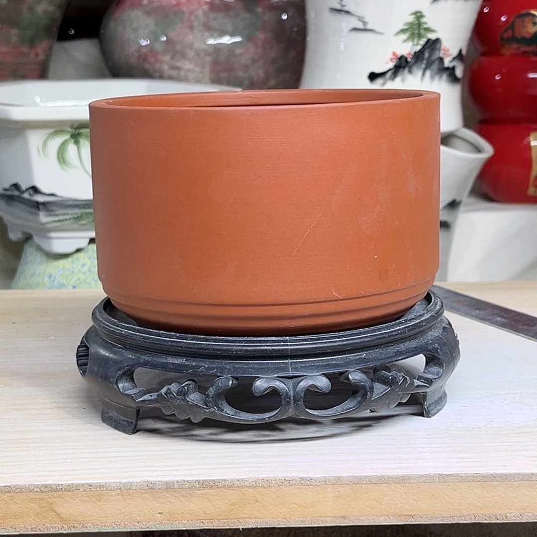 陶瓷绿植多肉微瑕花盆外口径：12*8