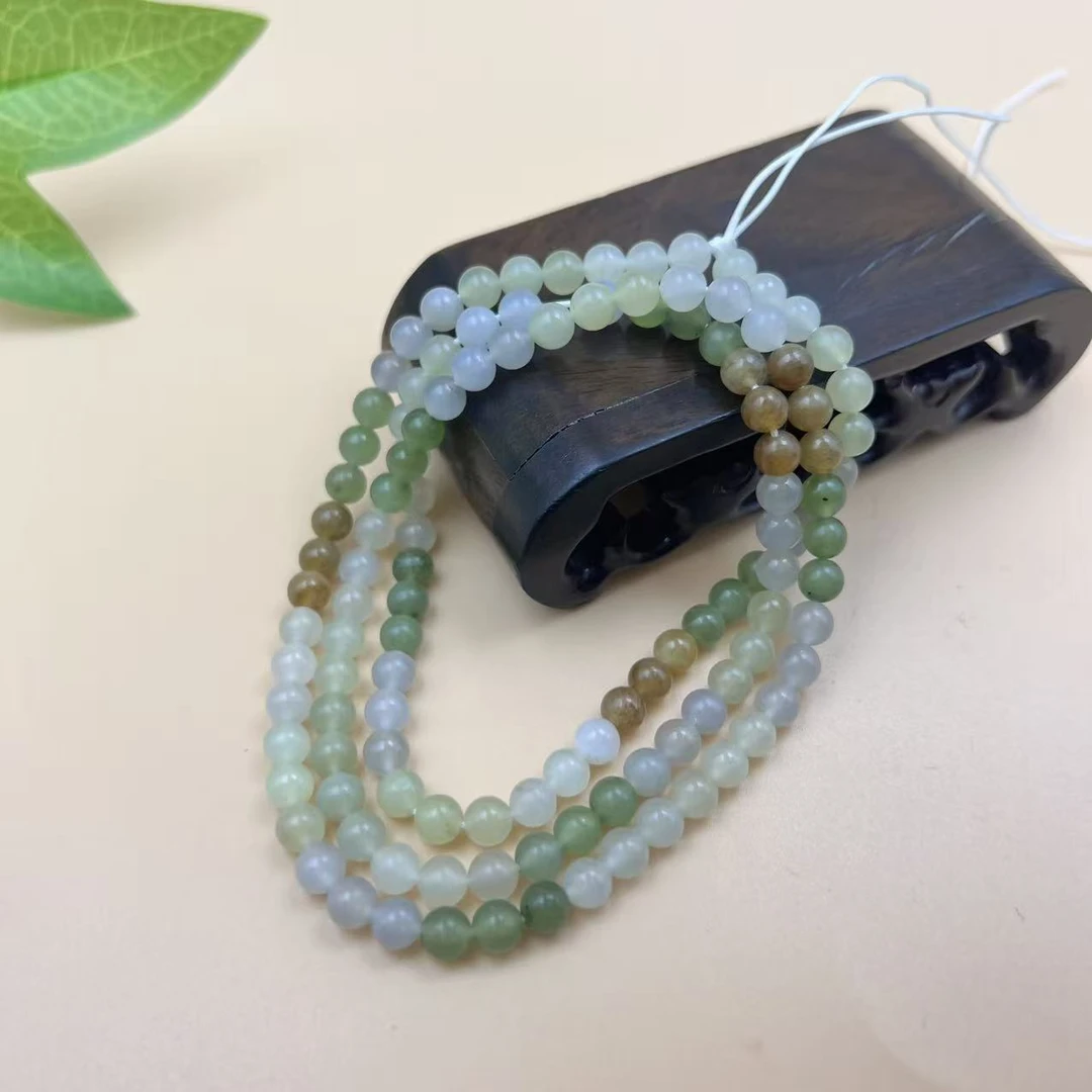 A698 和田玉珠链 GS6312074