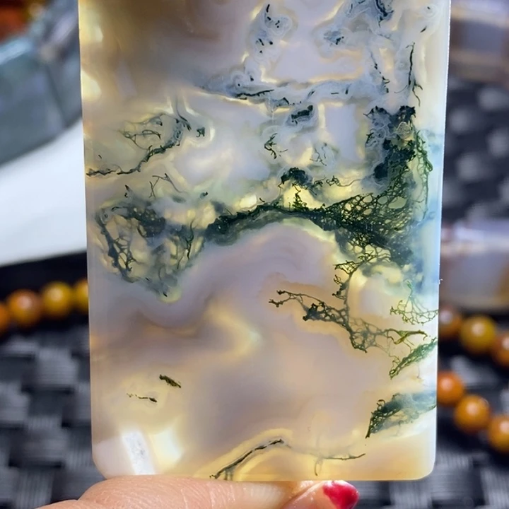 玛瑙/玉髓颈饰足银镀金镶嵌奋*