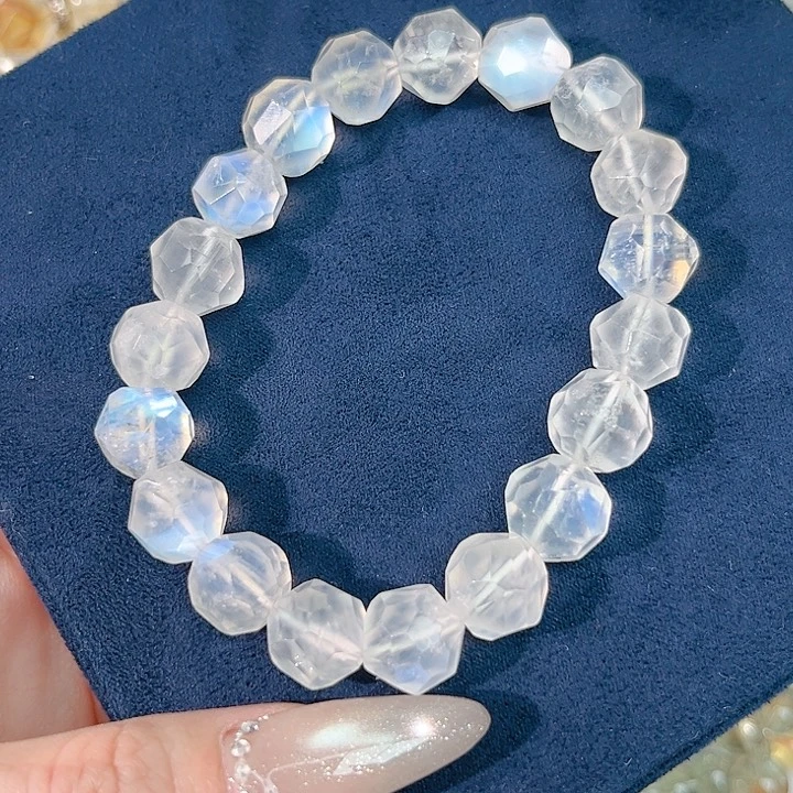 月光石手链未镶嵌随形