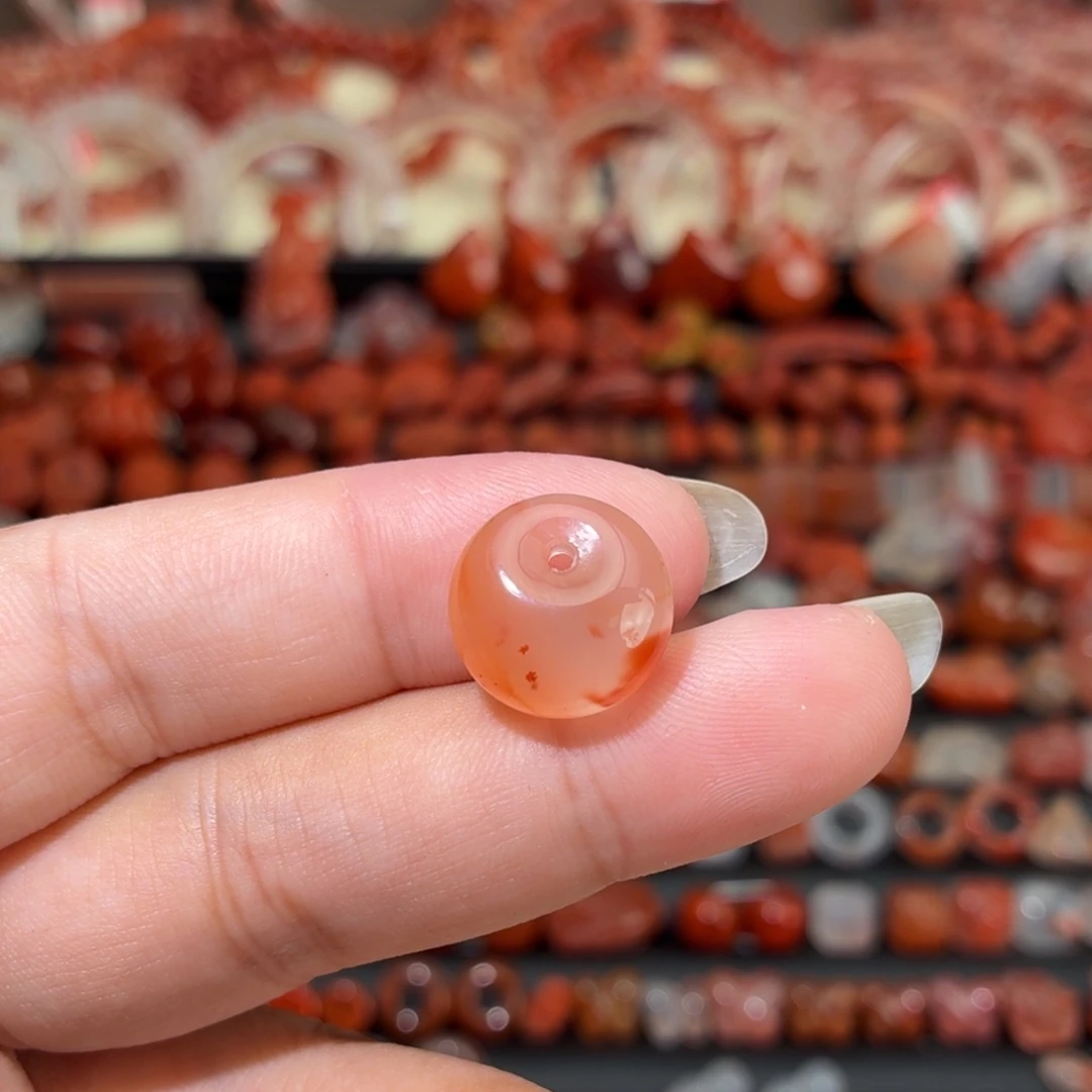 南红玛瑙未镶嵌颈饰公主扣