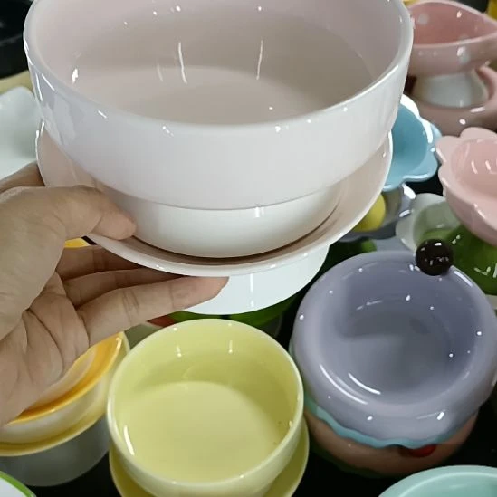 【喵爷专享】陶瓷福利-微瑕粉色甜品1套