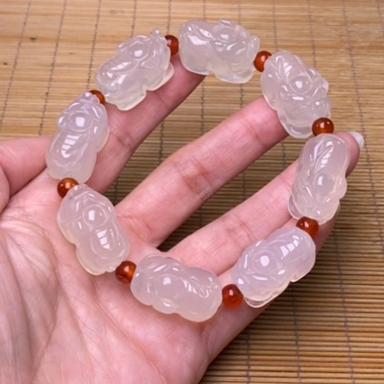 玛瑙/玉髓手链未镶嵌