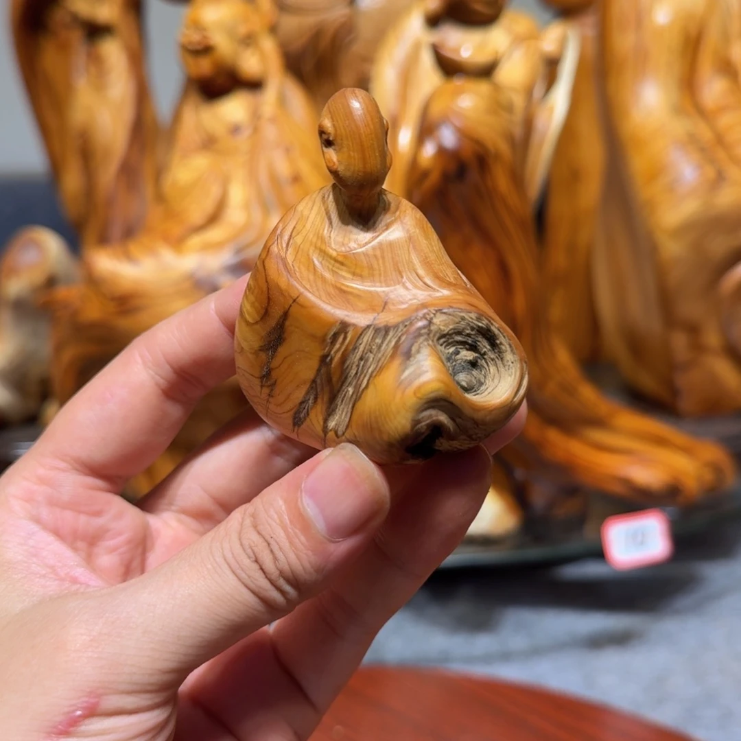 柏木崖柏手把件摆件
