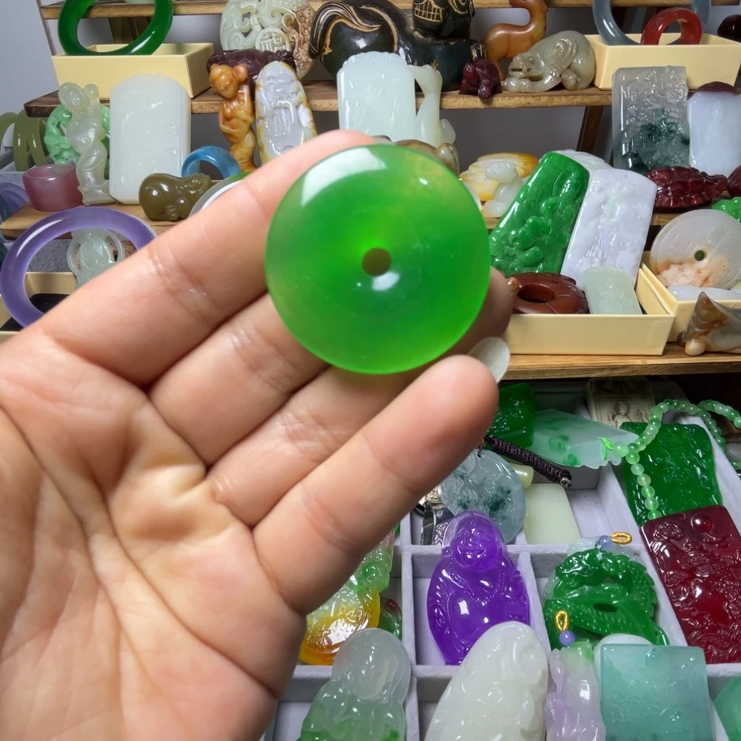 翡翠未镶嵌手链翡翠未镶嵌颈饰手饰挂件